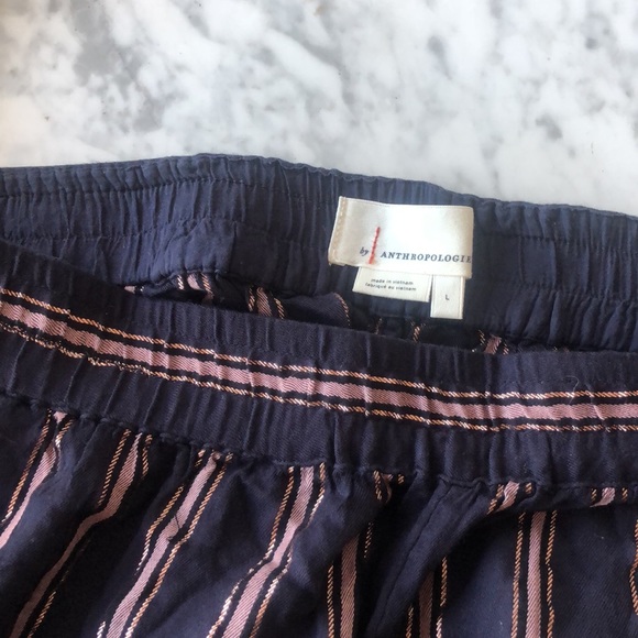 Striped soft shorts Anthropologie - Picture 2 of 3
